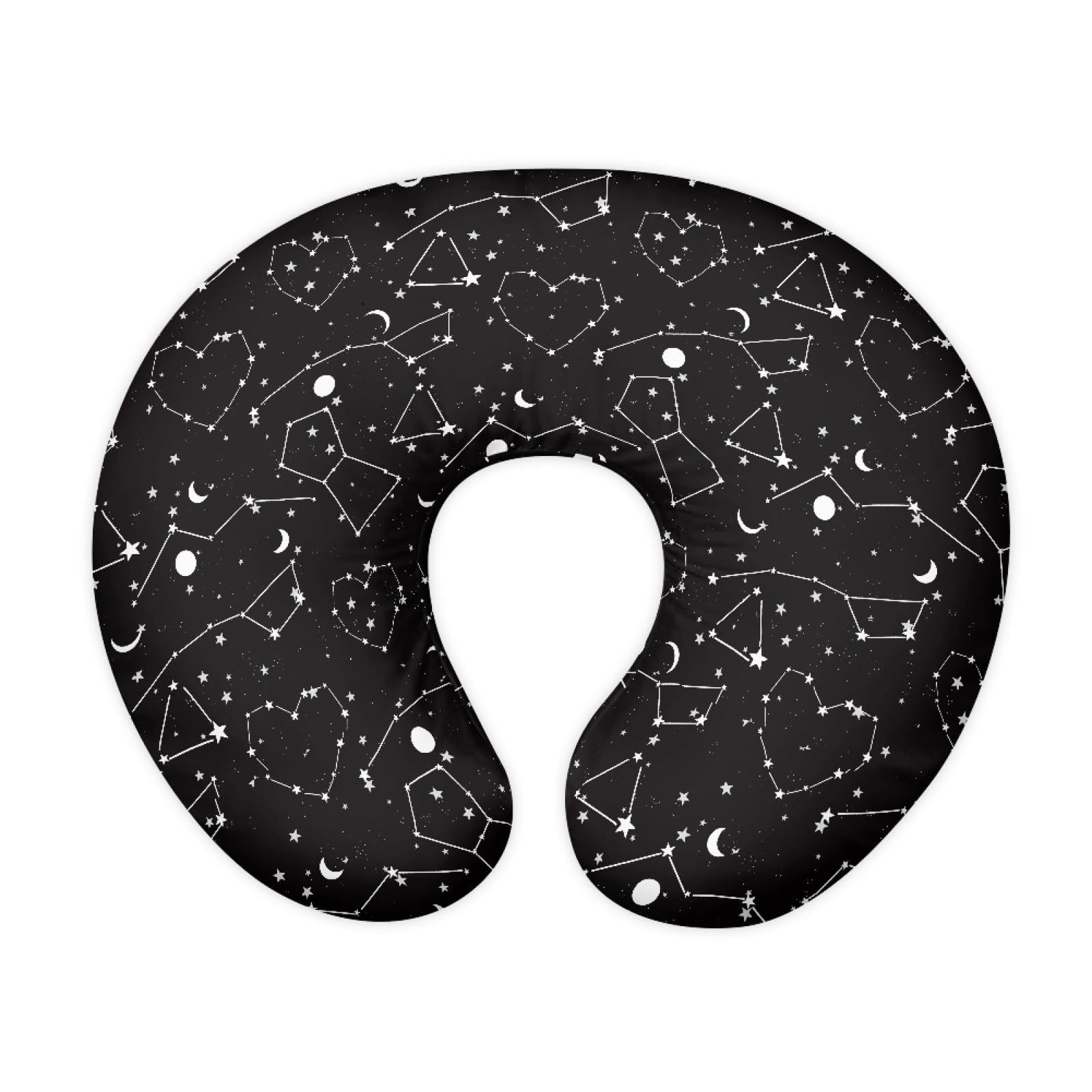 GOSTONG Stretchy Nursing Pillow Cover for Baby Girl Boys Slipcover for Breatfeeding Pillows, Soft Breastfeeding Pillow Cover with Universe Space Pillowcover