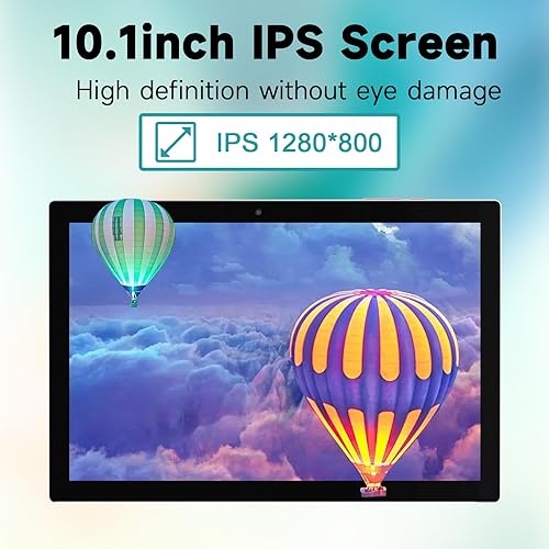 Miniatura 4 de IWEGGO Tablet Android 15 con funda, 10 pulgadas 12GB RAM+64GB ROM1TB computadora expandible, tabletas de cámara de 8MP, procesador de cuatro núcleos