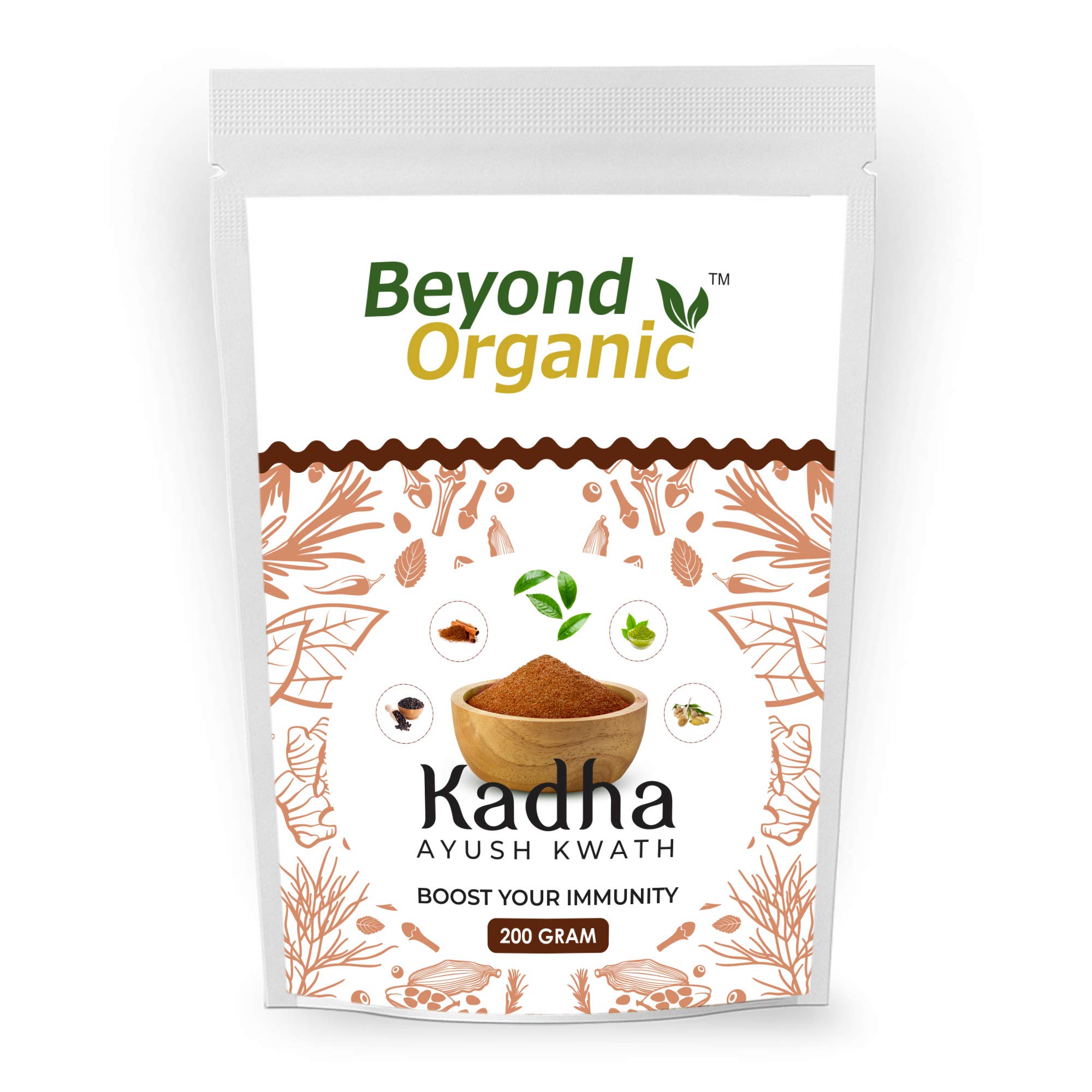 FARGANIC Ayush Kadha Mix / Kwath Powder for Immunity Booster - 200 Gm