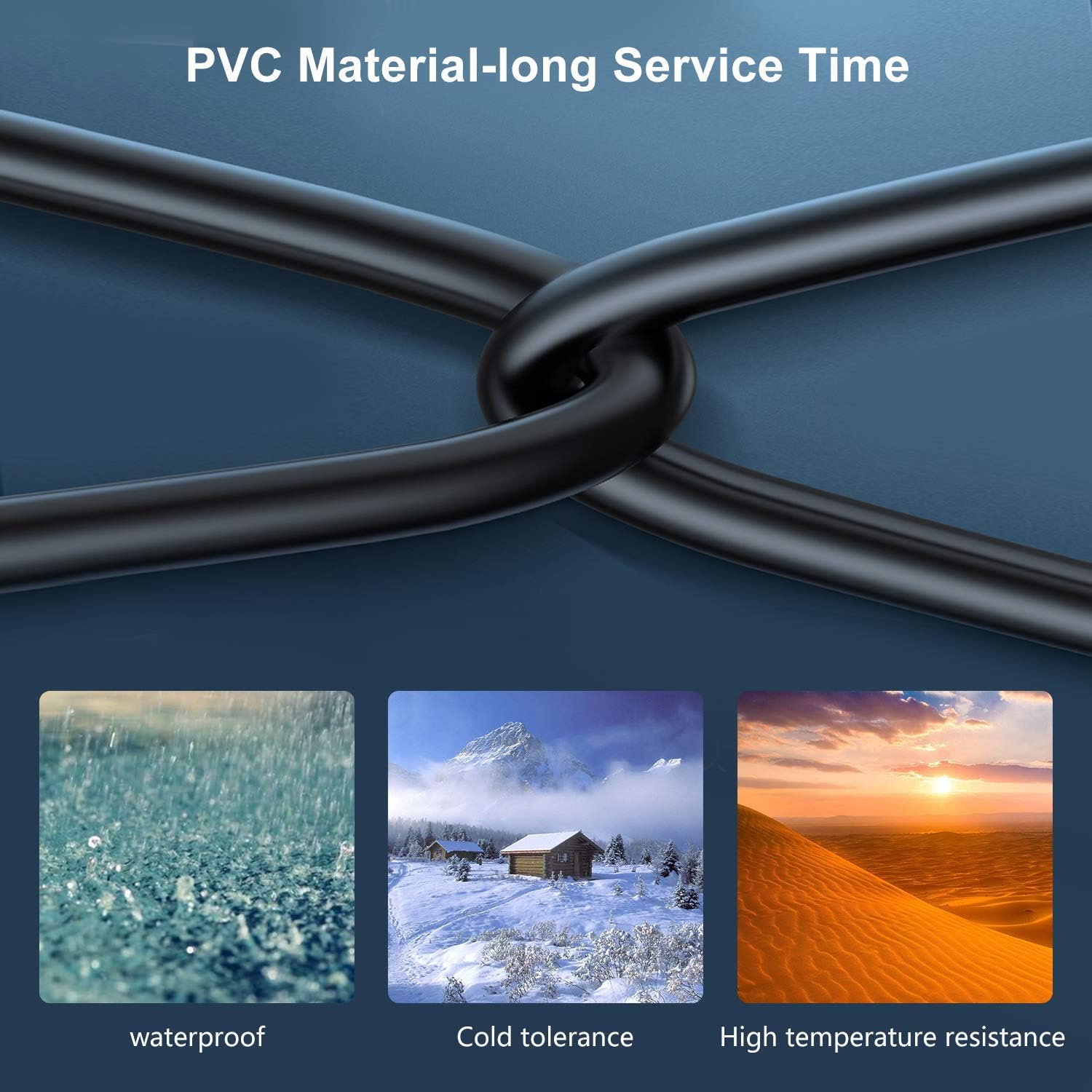 Cat 7 Outdoor Ethernet Cable 100 ft, SNANSHI Cat 7 Outdoor Network Cable SFTP Gigabit 10/100/1000Mbit/s with Gold Plated Lead Waterproof Ethernet Cable Direct Burial Ethernet Cable 100 ft : Electronics