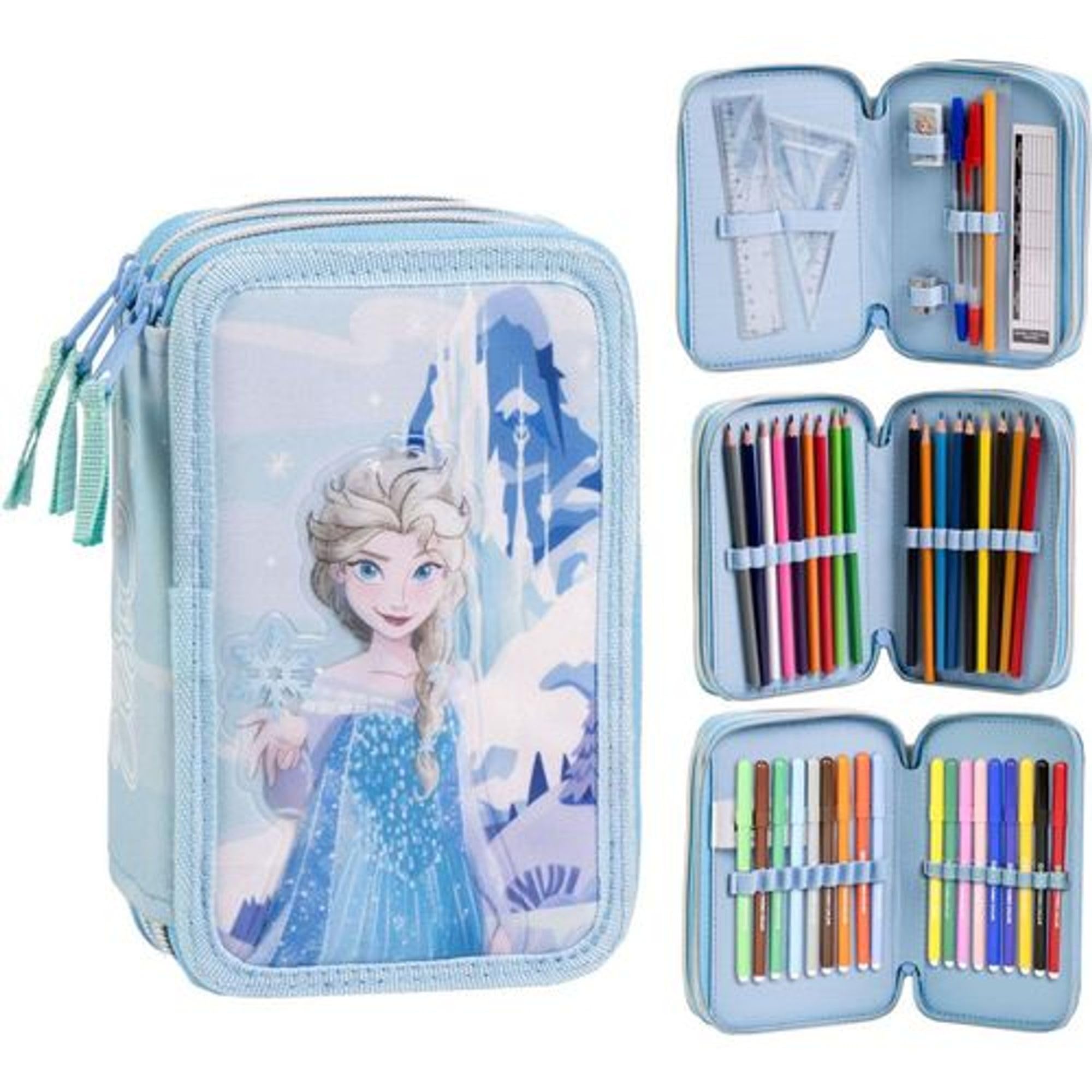 Estuche Escolar Disney para Niños con Diseño Original, Gran Capacidad para Lápices y Accesorios, Ideal para Regalo y Uso Diario en el Colegio