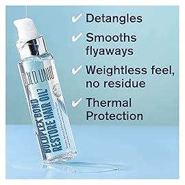 Boldplex 7 Hair Oil for Dry & Damaged Hair - Adds Shine, Strengthens, Smooths Split Ends & Frizz, Moisturizes & Nourishes. Weightless Hair Treatment Oil For Curly, Frizzy & Coarse Hair - 3.38 FlOz