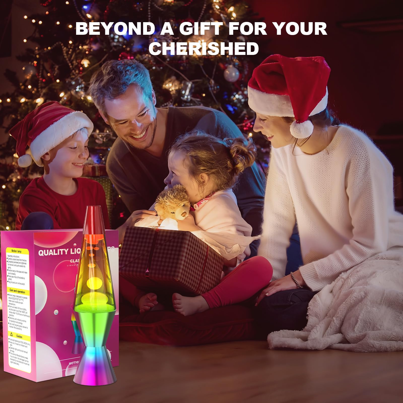Lampada Lava LED AONESY 37 Cm – 17 Colori Con Telecomando, Multicolore, Effetto Cera, Regalo Per Natale E Compleanno