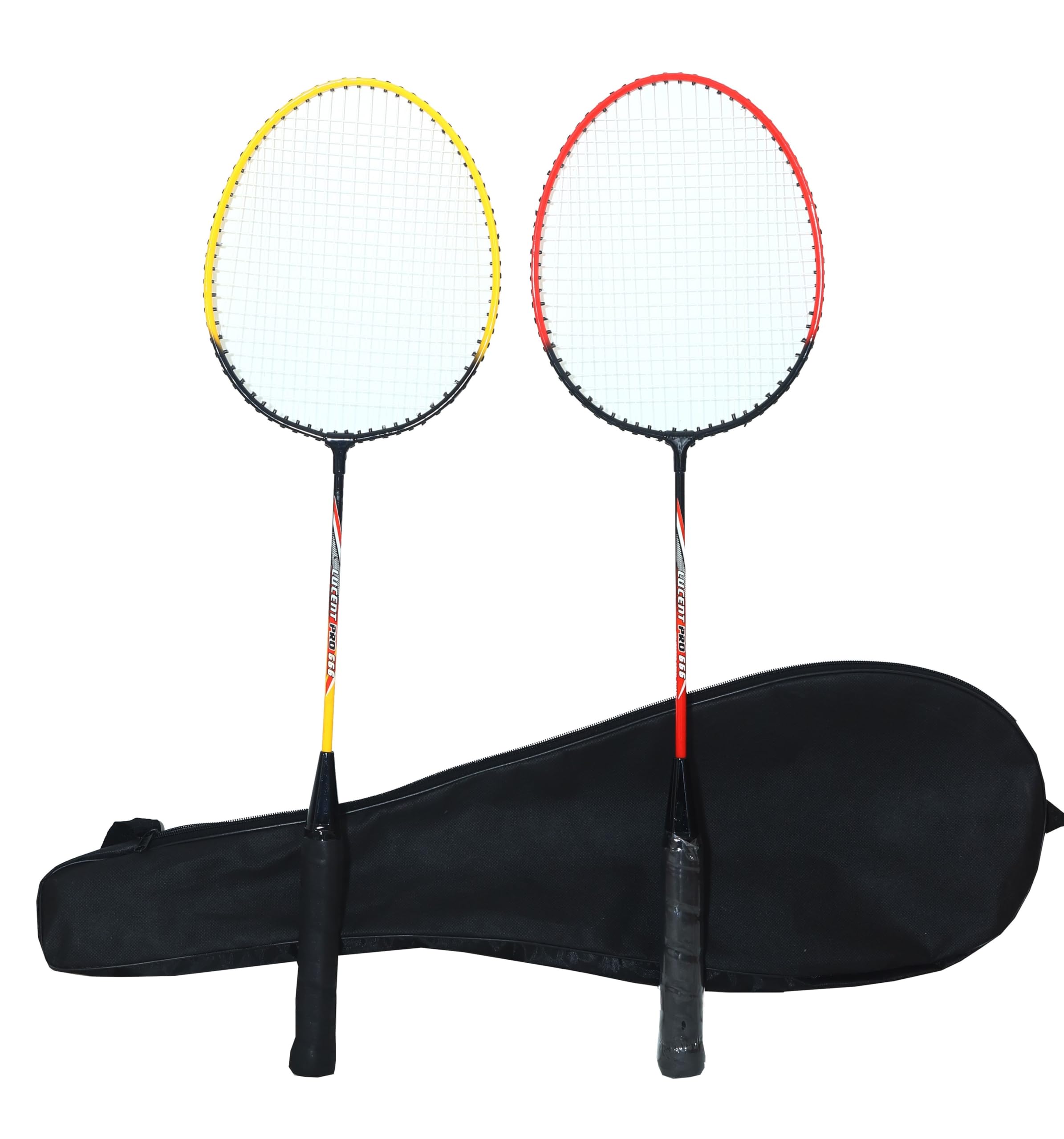 Badminton Rackets(Racquets) Set of 2 Aluminium Round Steel Shaft with Full Body Cover with 3 Months Warranty Light Weight and Strong Aluminium and Steel Shaft (B0CYLLKKG2) Amazon Price History, Amazon Price Tracker