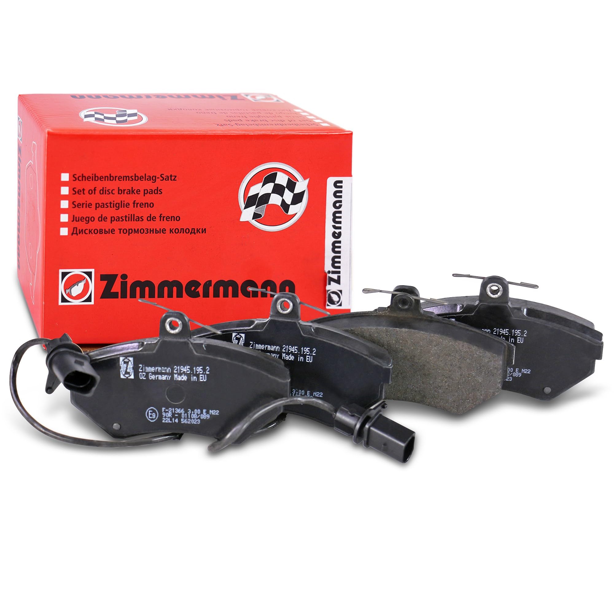 Zimmermann Serie Pastiglie Freno Anteriori Con Predisposizione Sensori - Prodotto In Germania Con Rivestimento Antiruggine Coat Z