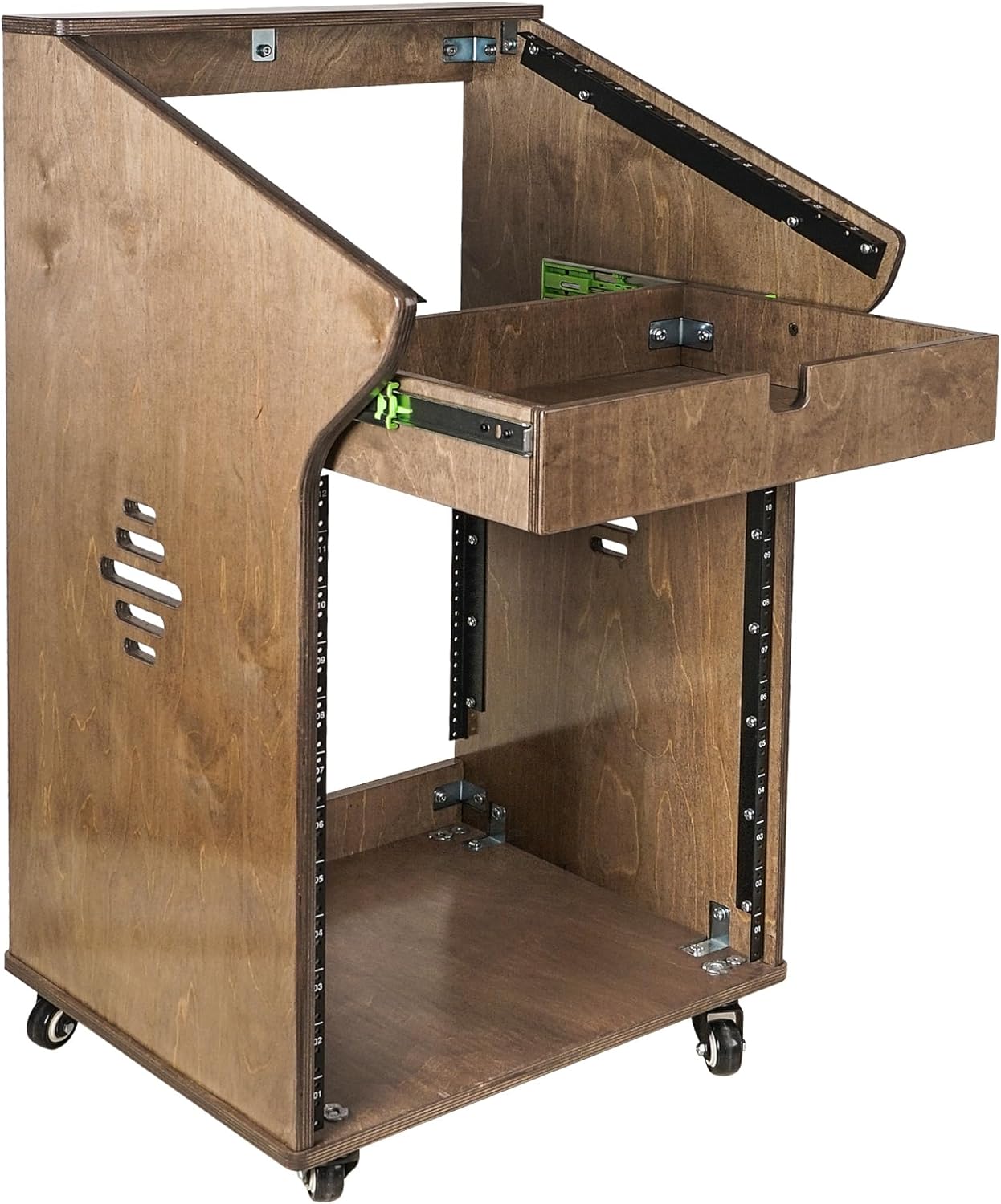 Amazon.com: Sound Town DIY Solid Baltic Birch Plywood Studio Rack with ...