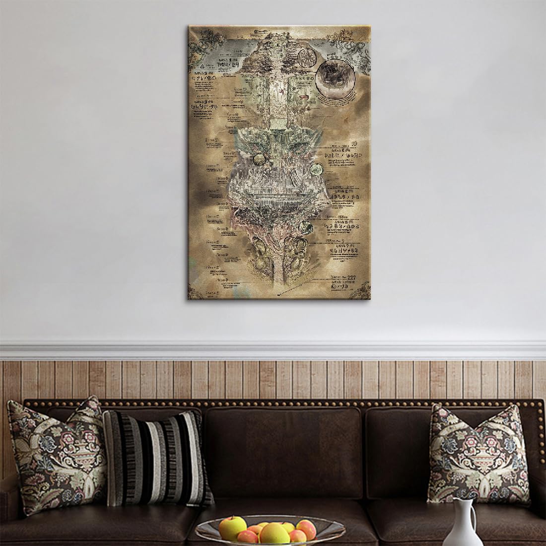 Amazon.co.jp: アートパネル メイドインアビスマップポスターと