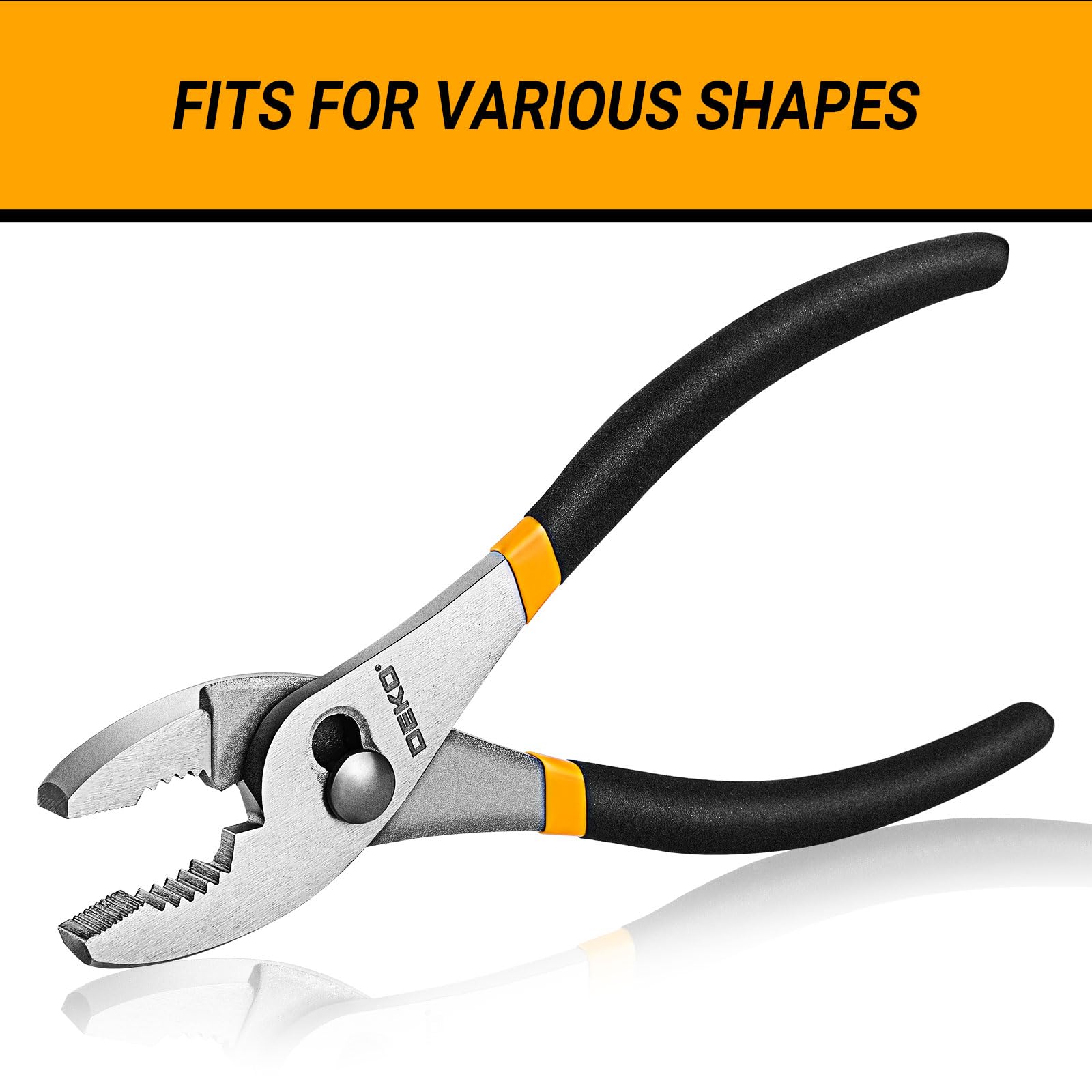 DEKOPRO Slip Joint Pliers - Durable & Comfortable -4 DEKOPRO Slip Joint Pliers - Durable & Comfortable -4