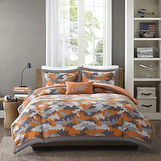 Amazon Com Solid Orange Comforter Sets Comforters Sets
