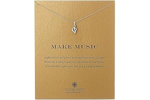 Elegant Music Note Pendant Necklace: A Symphony of Style for Music Lovers