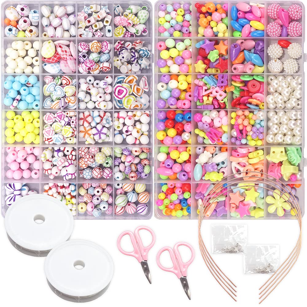 Amazon | ZAIDEA ビーズ アクセサリー キット 工具セット 女の子 子供 