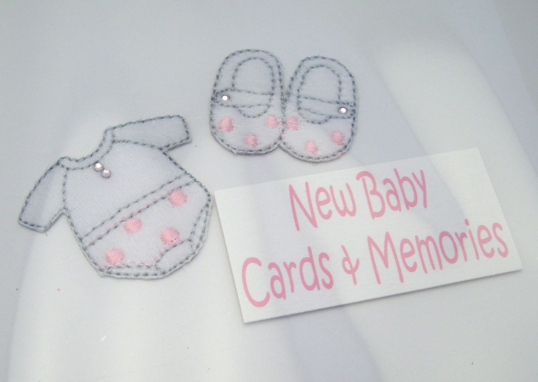 White Cotton Cards New Clothes Baby Girl Card Memory Book, Large - Image 2