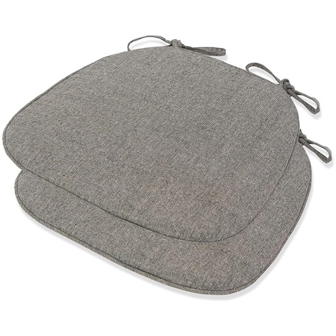Almohadillas de asiento con lazos y fundas lavables para comedor elegante