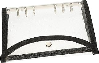 VILLCASE Capa De Fichário Transparente Mini Caderno De Recortes Clipes De Fichário Bloco De Notas Bloco De Notas Capa De Fichário Capa De Fichário Para Escola Capa De Fichário