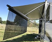 Vista 2 de Tentproinc Toldo para autocaravana de 8 x 20 pies x 3 pulgadas (ajuste para toldo de 21 pies), pantalla de malla, toldo protector solar
