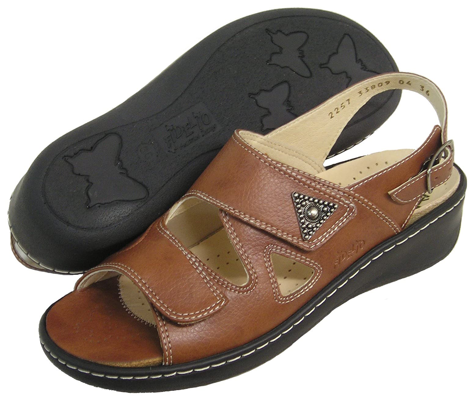 Fidelio Women's Hallux Fabia Bunion Relief Adjustable Sandal 33809 (Nuss/Nut)