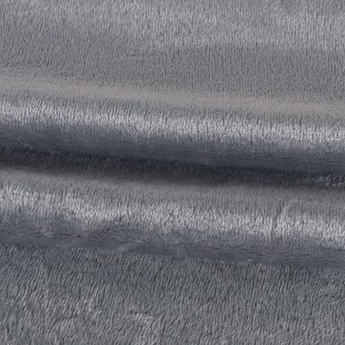 Miniatura 4 de WONTEX Manta gris claro, tamaño individual de 60 x 80 pulgadas, para sofá y cama, manta térmica suave para invierno y todas las estaciones