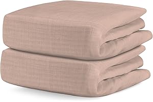 Newton Baby MINI CRIB Sheets (2-Pack) | Organic Muslin Cotton, 100% Breathable...