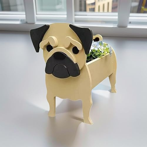 Miniatura 21 de Macetero de pastor australiano, macetas para perros, maceta en forma de animal, macetas de jardín para suculentas de jardín de primera calidad