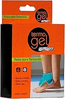 Termogel Faixa Térmica Para Tornozelo Em Gel Único Azul