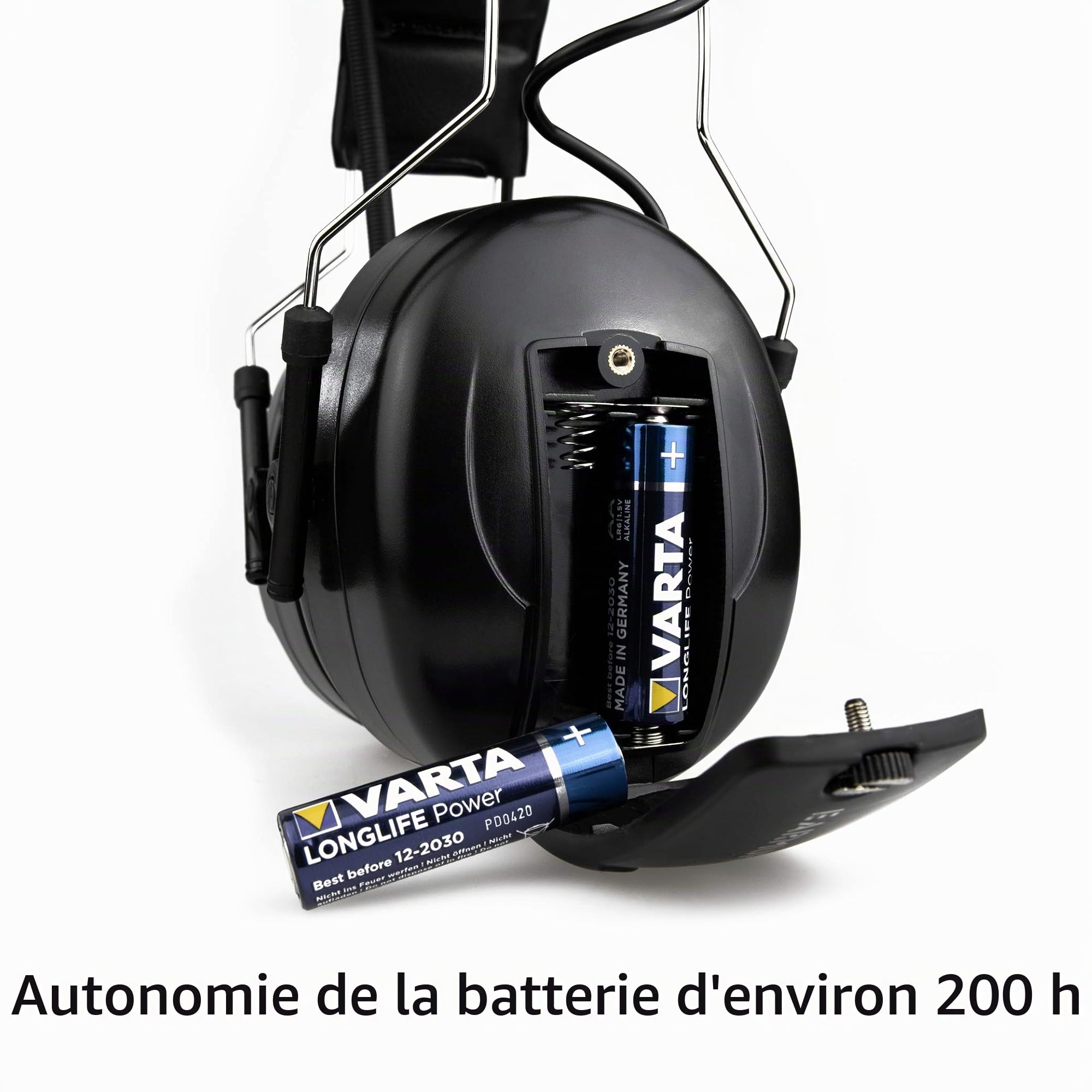 Protection auditive EARMUFF avec isolation DAB+ & FM 31dB | Écoutez vos stations de radio et votre musique préférées sur la radio numérique et la radio FM