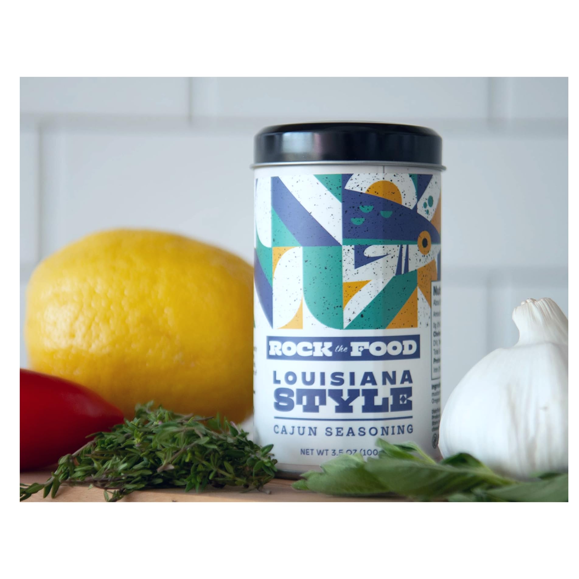 Snapklik.com : Rock The Food Louisiana Style Cajun Seasoning Rub Shaker ...