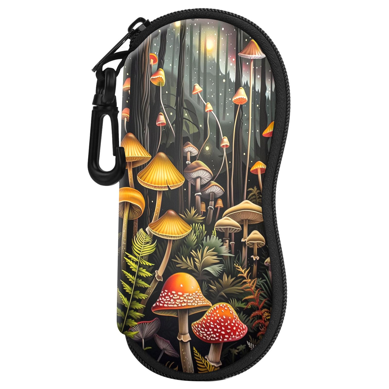 Sunglasses Soft Case Ultra Light Neoprene Eyeglass Case with Durable Zipper for Men Women