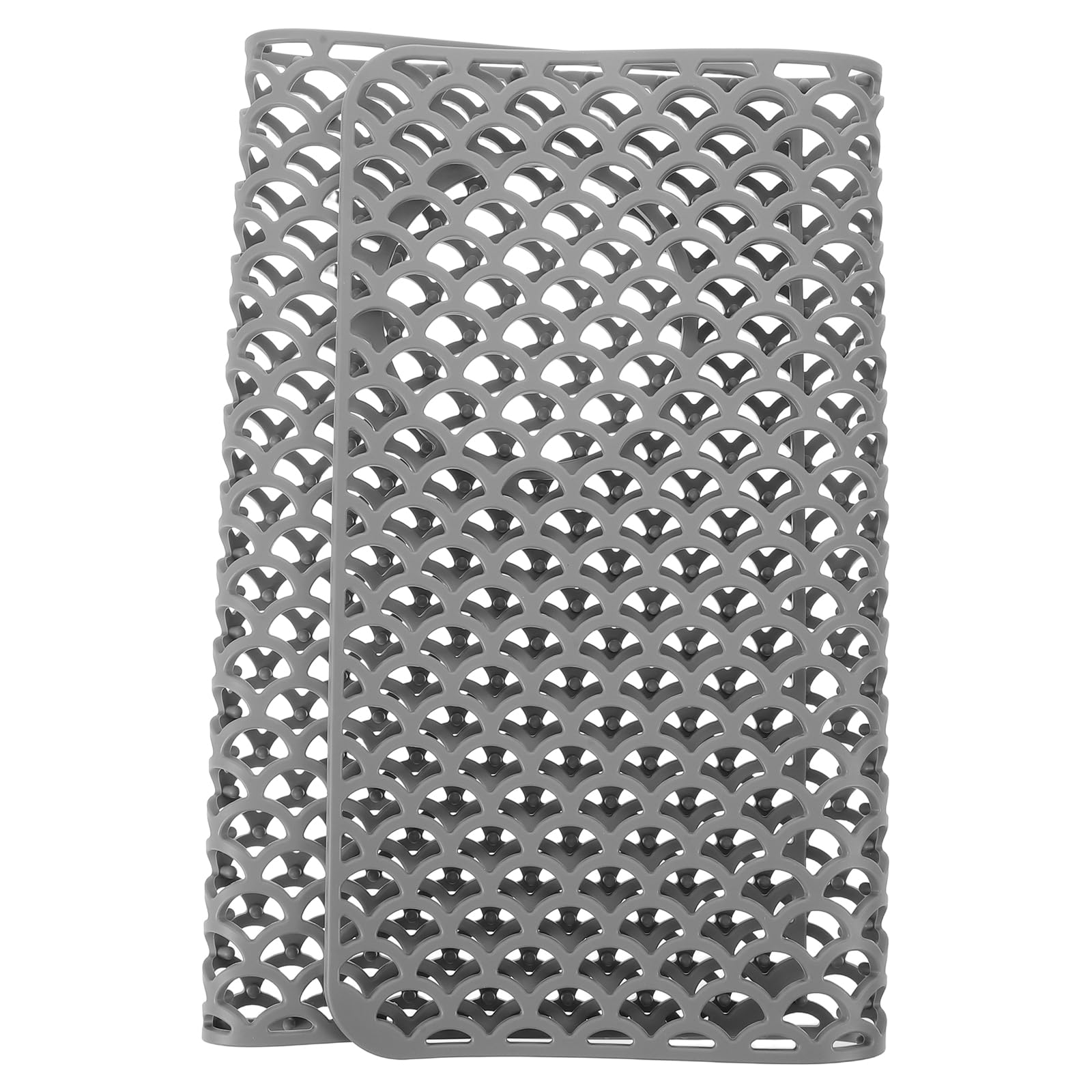 Gatuida Alfombrilla de Silicona para Fregadero Resistente al Calor con Construcción Hueca y Rejilla para Secado de Platos en Cocina Antideslizante y Lavable