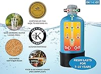 Vista 3 de On The Go otg4-dblsoft-portable 16.000 grano RV suavizador de agua