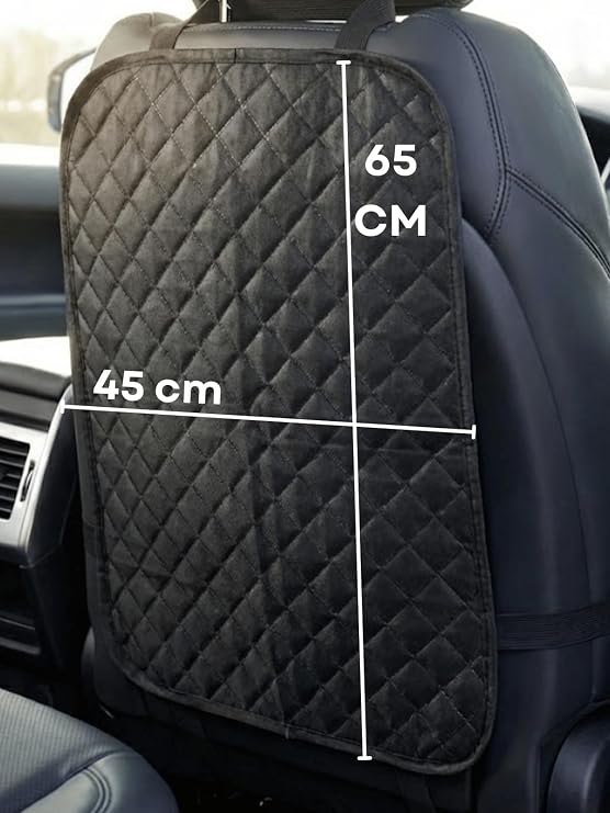 Beylini 2 Adet Araç Içi Koltuk Arkası Koruyucu Toz Engelleyici Suya Dayanıklı Şık Tasarım Oto Araba Koltuk Arkası Kılıfı 45X65 cm
