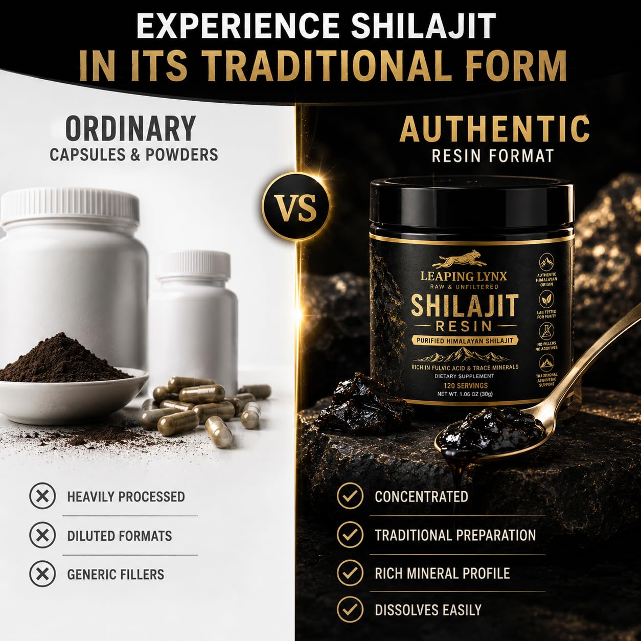Amazon.com: Himalayan Shilajit Resin 1,000 mg – 85+ Trace Minerals