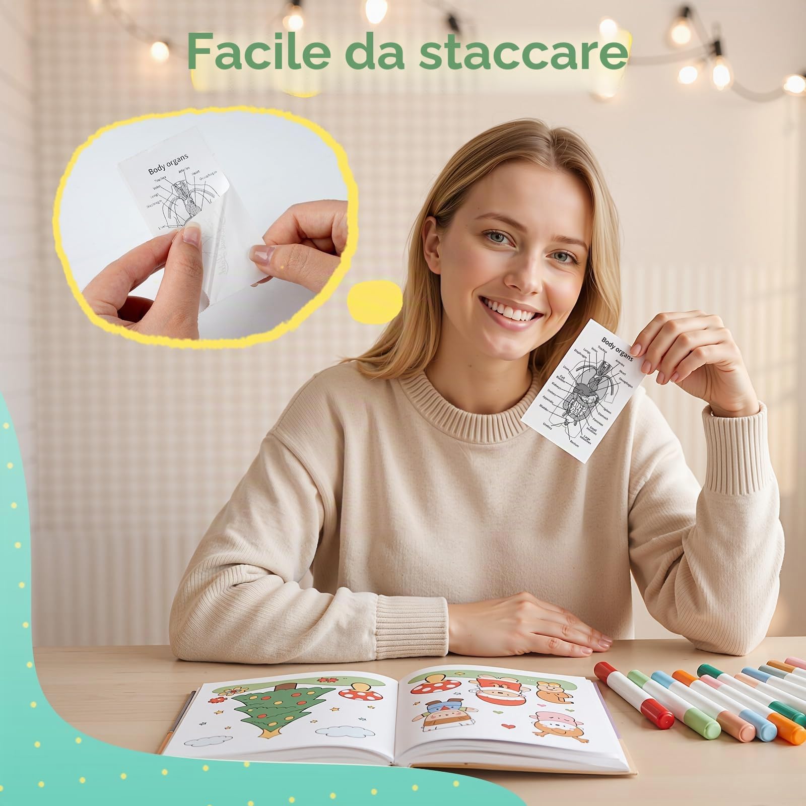 Phomemo 3 Rotoli Carta Termica Adesiva 50mm x 3,5m, compatibile con M02, M02X, M02L, M02Pro, M02S, P2S, M03 e altri modelli Phomemo, Etichette Autoadesive per Mini Stampante, per appunti e foto