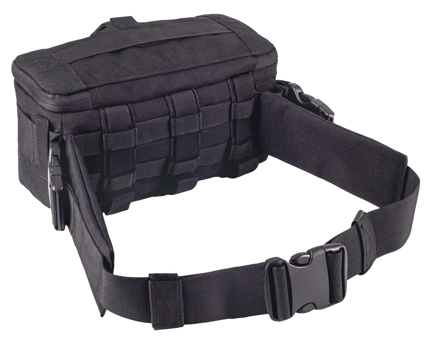 ELITE BAGS - KIDLE Hüft-/Beintasche | schwarz | kompakt | innovativ | MOLLE-System für individuelle Erweiterung | flexible Trageweise | für die Erste-Hilfe-Ausstattung