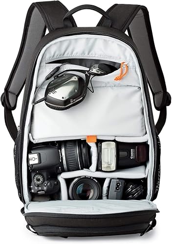 Miniatura 5 de Lowepro Tahoe BP 150, Bolsa para Cámara, Mochila Compacta y Ligera para Cámaras, CSC, DJI Spark Drone, Negro, 27.5 x 21.7 x 40.3 cm, Mediano