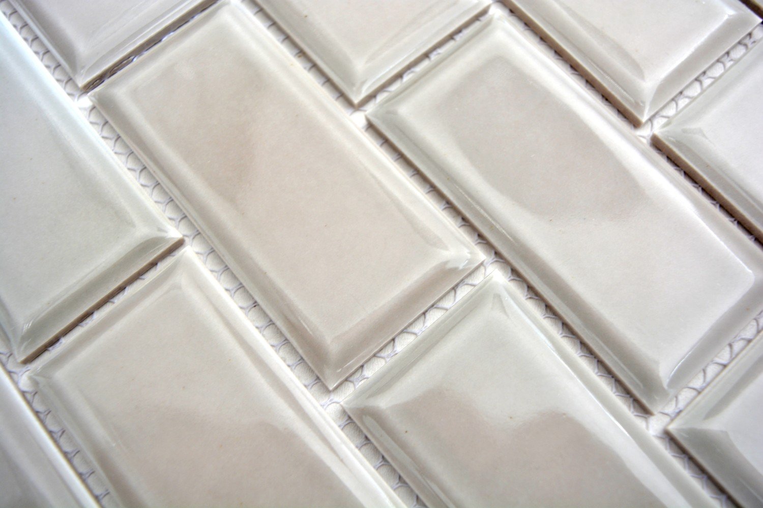 Mosaico de cerámica, Metro, Subway, azulejos de mosaico, azulejos de cerámica, azulejo gris piedra, azulejos de mosaico, pared de bañera, panel posterior de cocina, 10 alfombrillas de mosaico