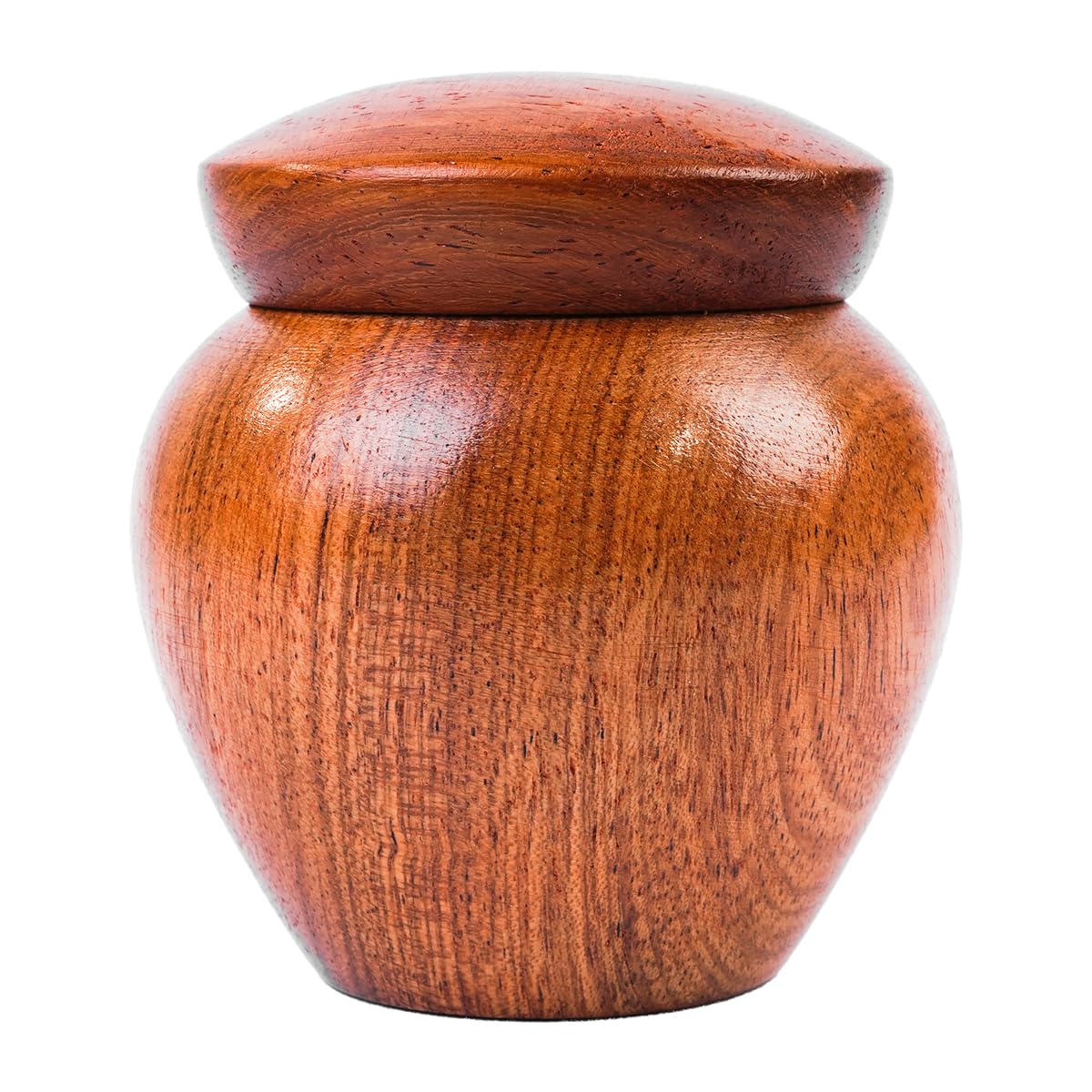 Laroal Small Urns for Human Ashes, Mini Wood Grain Keepsake Urn for Pet Ashes Memorial Burial Ash Storage