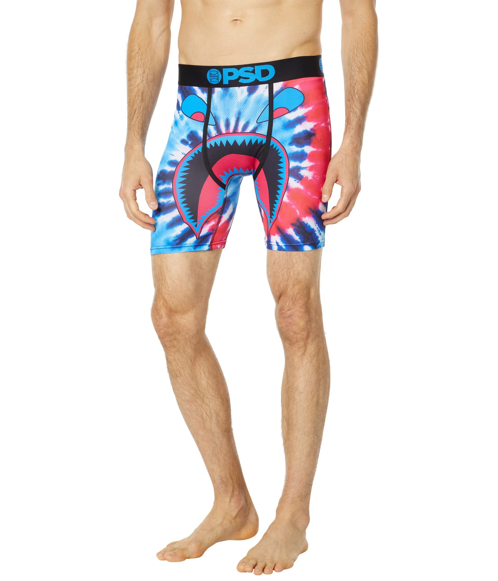 PSD Mens Warface Spiral Dye Boxer Briefs Multi XXL