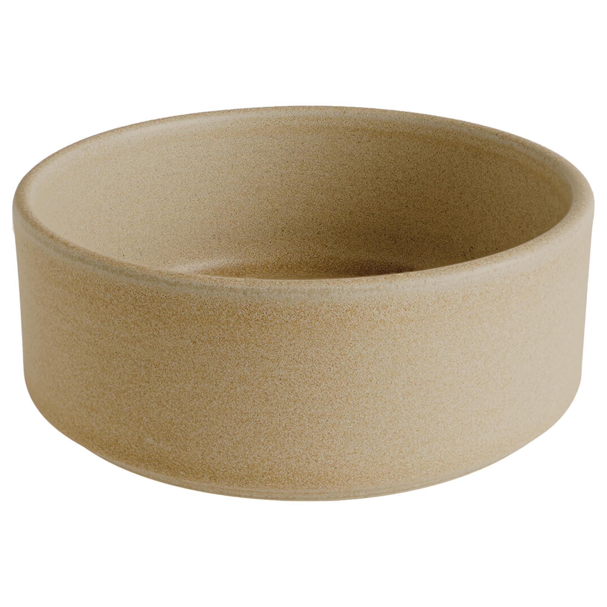 Bonna Mirage Ripple Stapelschalen 18 cm – 6er Set, 1020 ml | Porzellan beige | modernes Geschirr für Alltag & Gastronomie | spülmaschinen- & mikrowellengeeignet | MRGRPL18JO