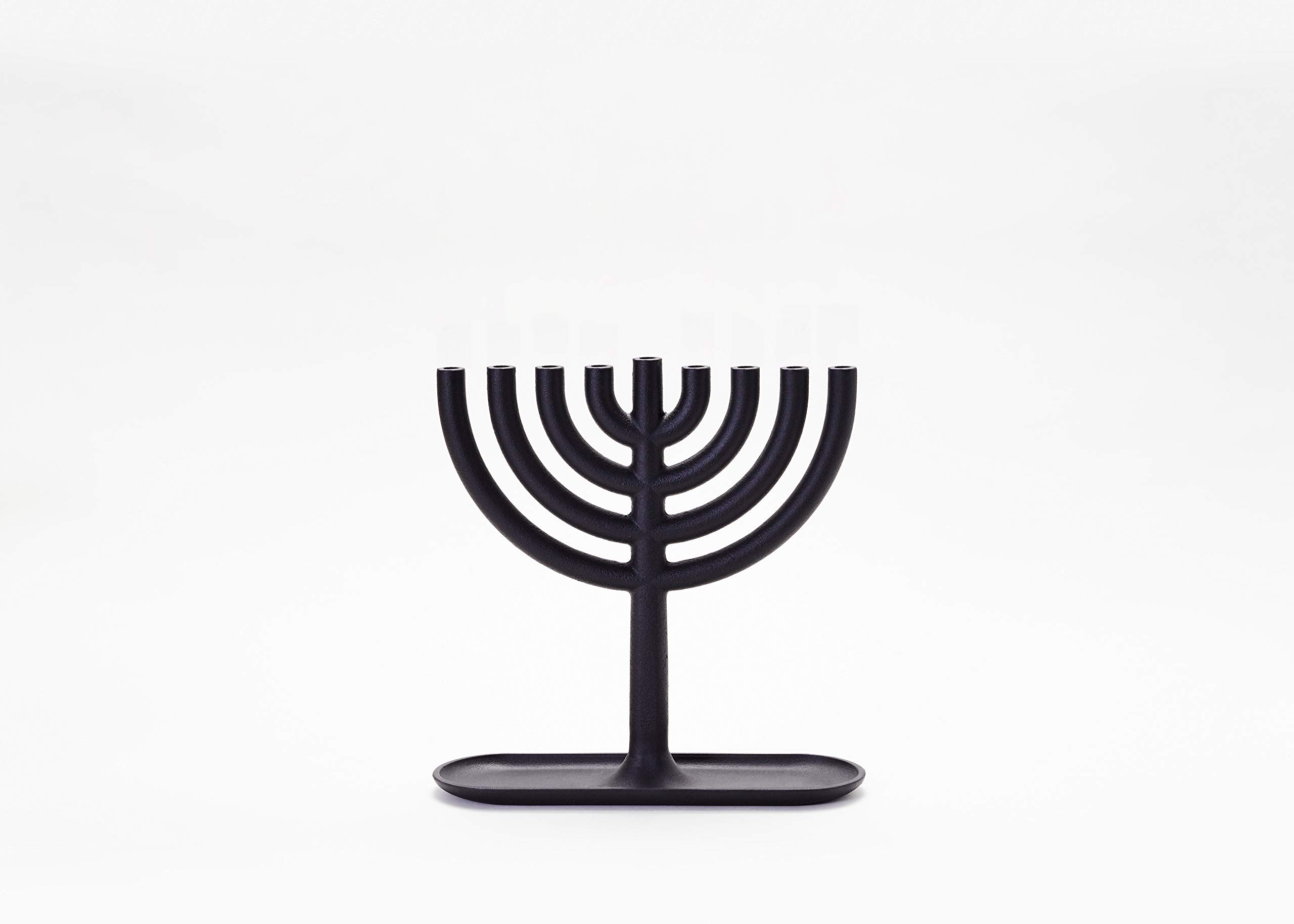 Areaware Menorah Wax Dripping Tray, Black