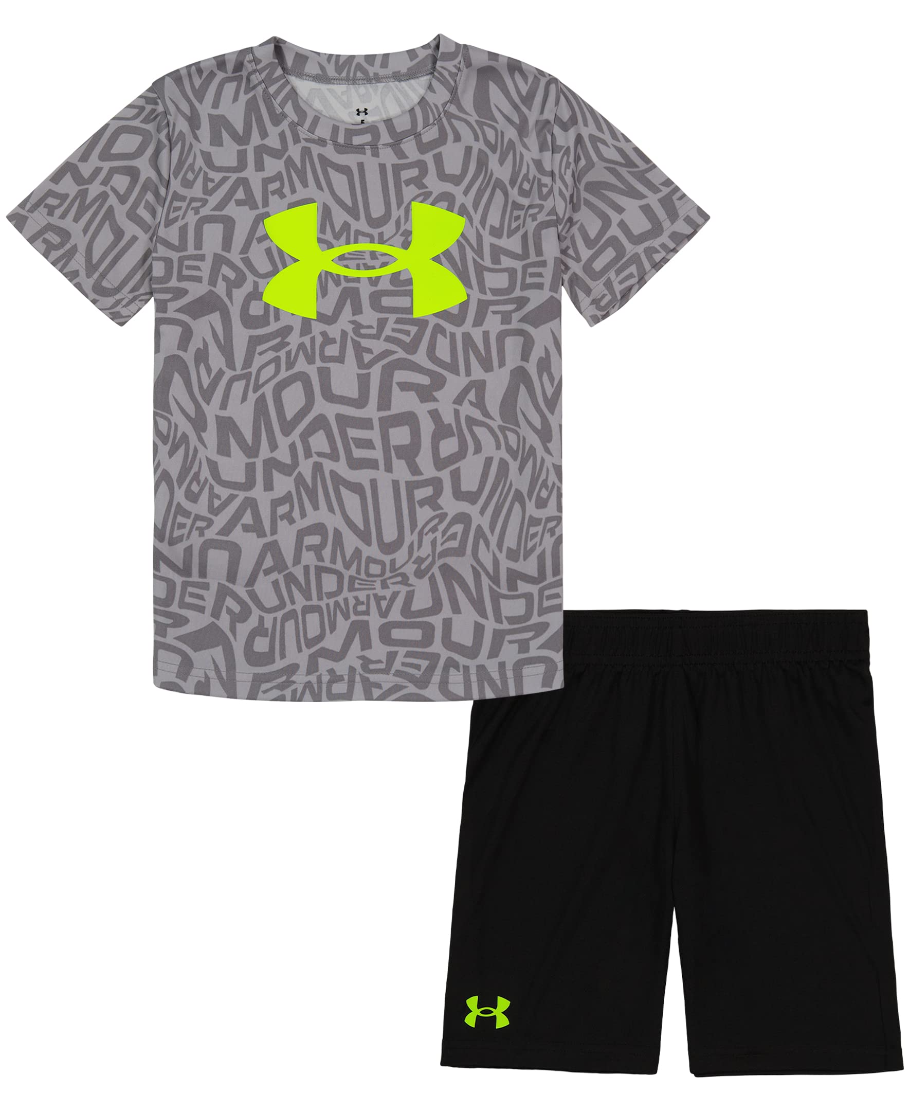 Under Armour Boys' 2-piece Short Sleeve Graphic T-Shirt and Shorts Set