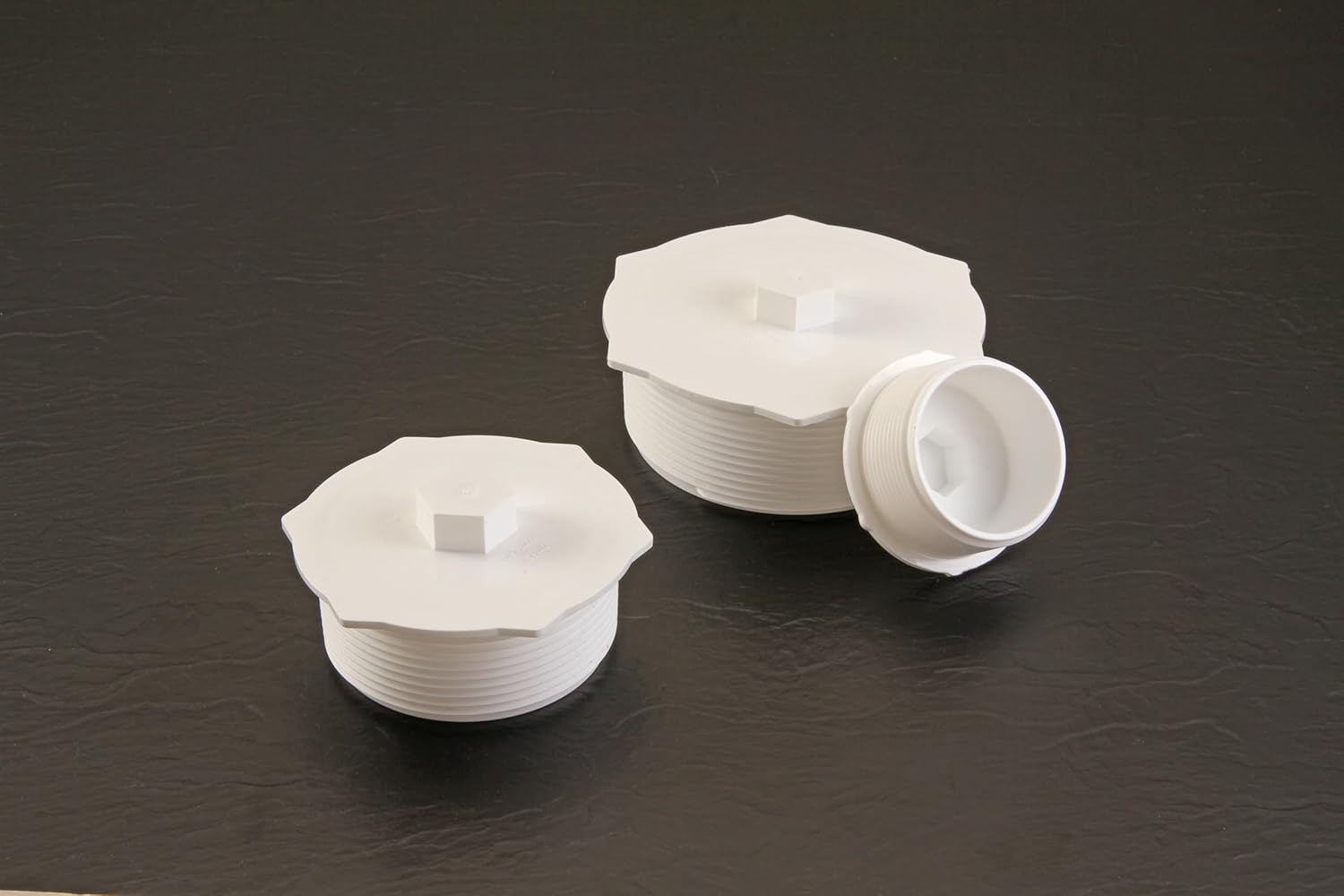 Caplugs NPT-2500 NPT Series – Plastic Plug for NPT Fitting, 10 Pack, White HD-PE, Thread Size 2.5" Dust Plugs, Fully Threaded, Plumbing, Piping, Hydraulics, Construction, Infrastructure (99392803)