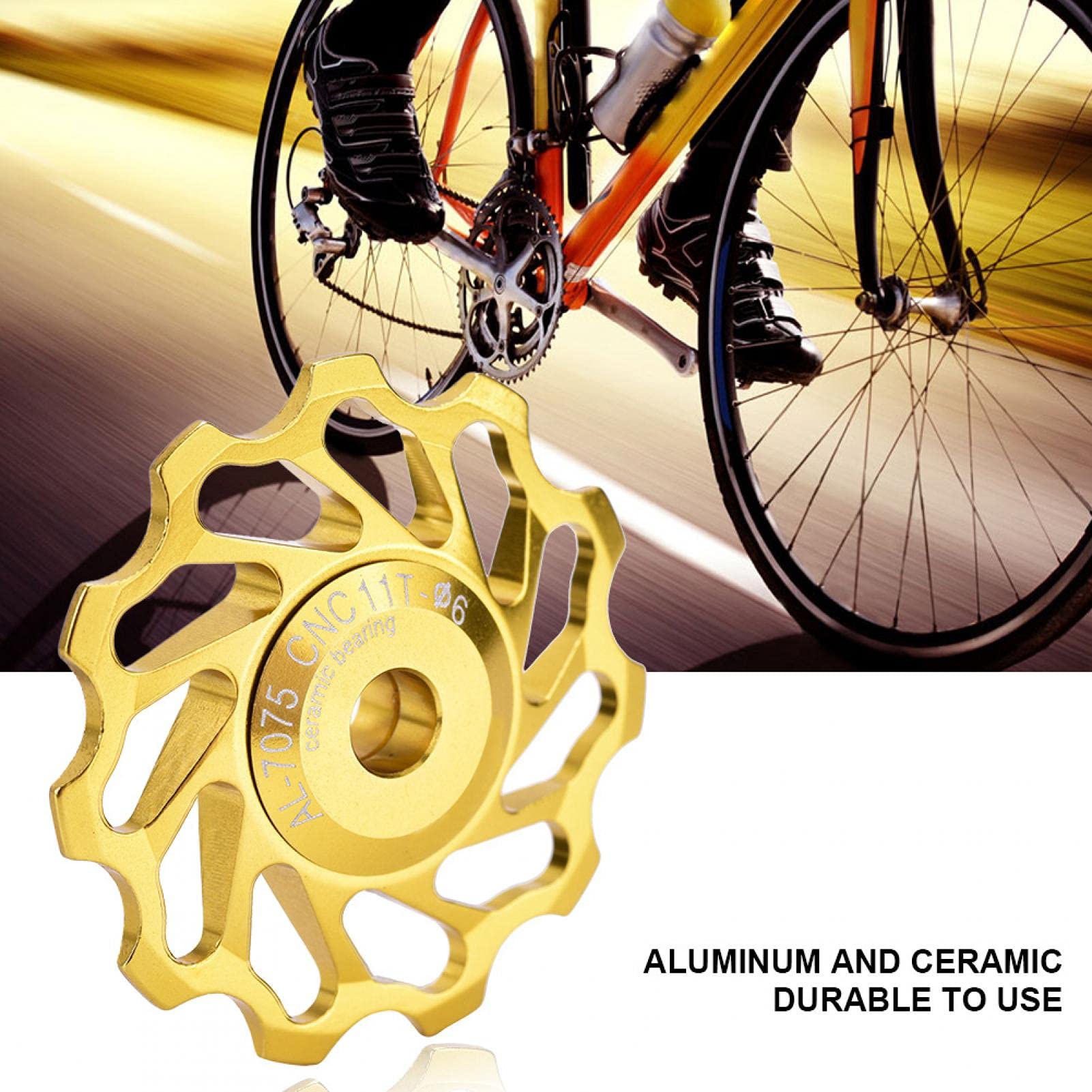 Puleggia Posteriore Con Cuscinetti In Ceramica Per Cambio Shimano 11v &ndash; Modelli R7000/R8000