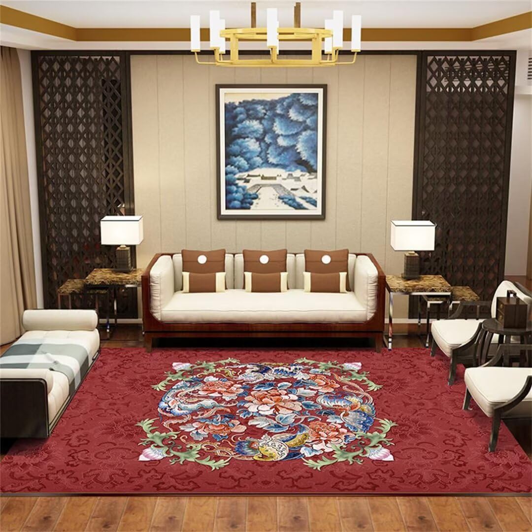 Tapis antidérapant et durable 140x200cm à poils courts pour bureau