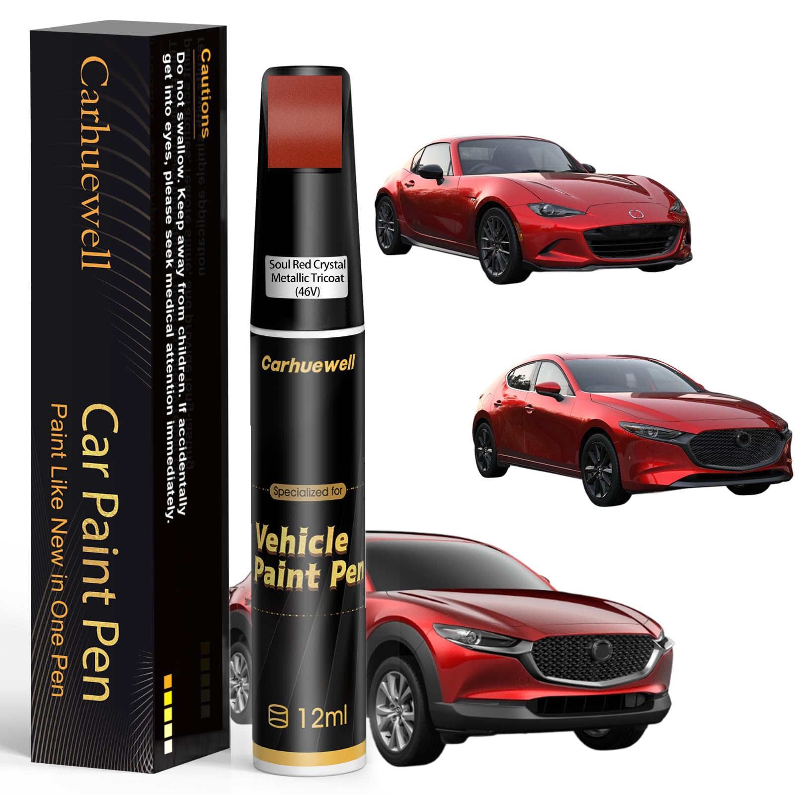 Amazon.com: Soul Red Crystal Metallic Tricoat(46V) Touch Up Paint