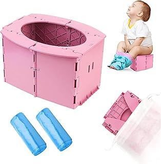 SunnySmile Travel Potty for Car，Travel Potty for Kids，Portable Potty for Toddler，Apply to Camping, Tourism, Outdoor, Indoor