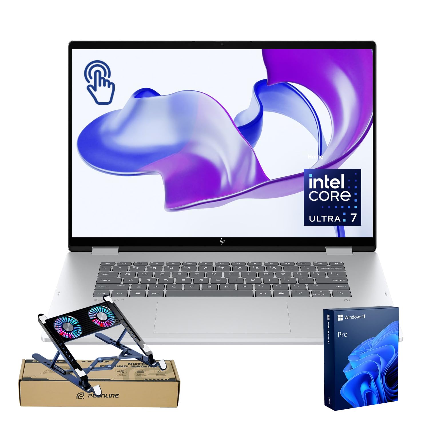 HP OmniBook 7 Flip (Envy Next Branded) 16" 2-in-1 Business Laptop, FHD+ Touch, Intel Core Ultra 7 258V, 32GB Onboard RAM, 1TB SSD, Backlit KB, Wi-Fi 7