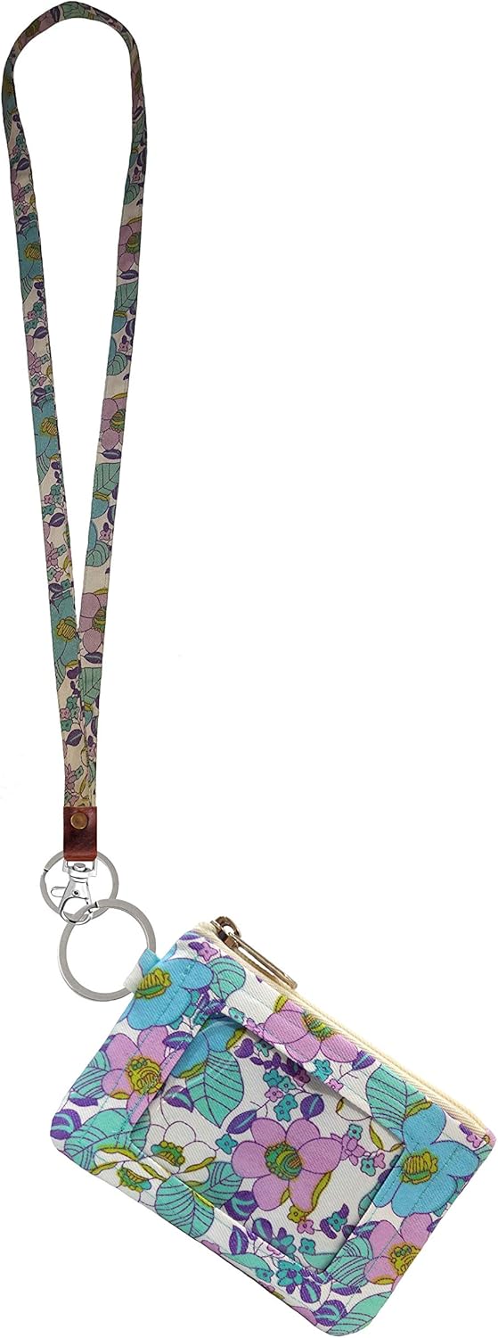 Zip ID Case, Lanyard & Wristlet, ID Badge Holder for