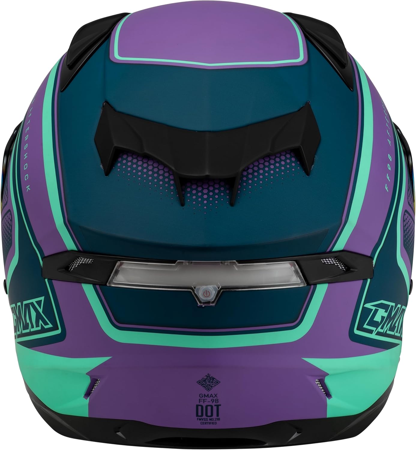 Gmax FF-98 Aftershock Full Face Helmet with Rear LED Light