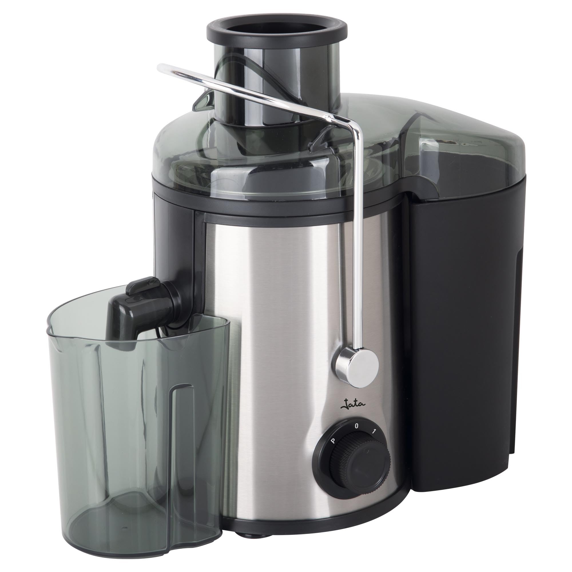 JATA JELI1580 - Licuadora para Verduras y Frutas. Licuadora de Acero Inoxidable. 2 velocidades + Pulse. 13000 rpm. Filtro Acero Inoxidable. Boca Ancha: 7 cm. Jarra 450 ml. Depósito: 1500 ml