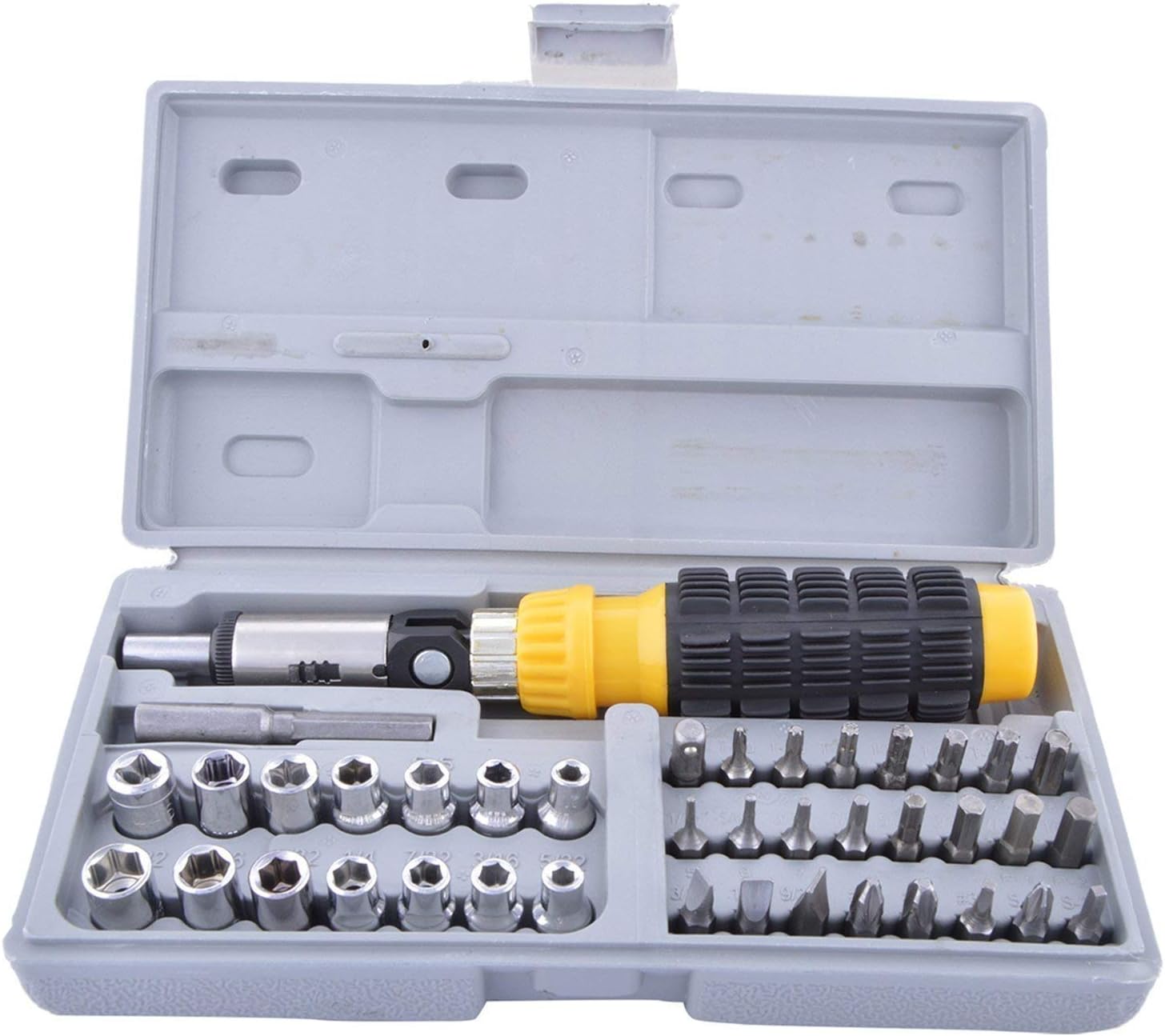 Weltime Multipurpose Tool Kit Screwdriver Set - 41 in 1 Pcs Tool Kit Screwdriver and Socket Set Screwdriver Set for Home Screwdriver kit Home Tool kit Set